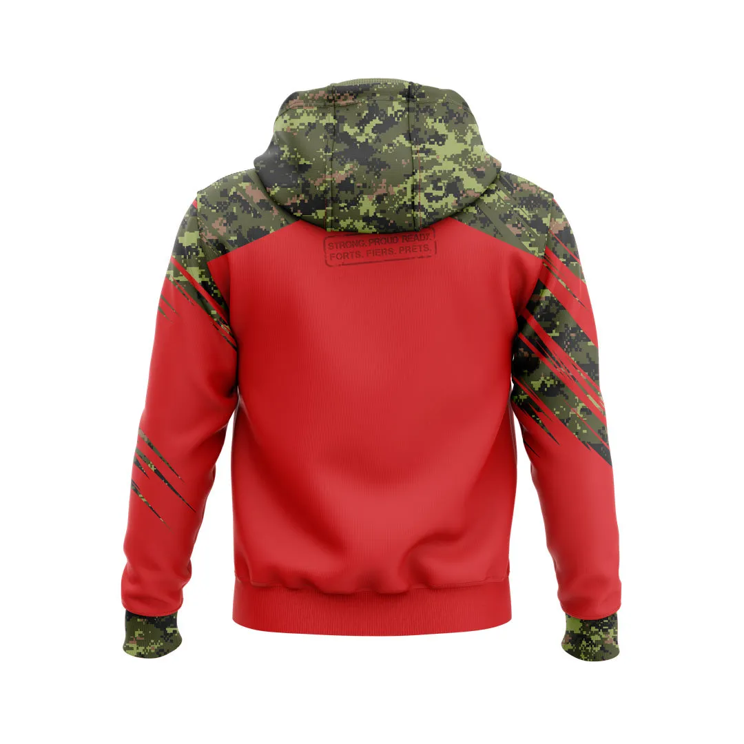Army - Performance Hoodie (Red)