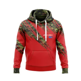 Army - Performance Hoodie (Red)