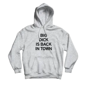 Back In Town Grey Hoodie