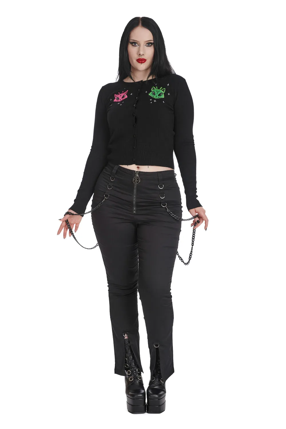 Banned Alternative ALIEN PINK SPACE CARDIGAN