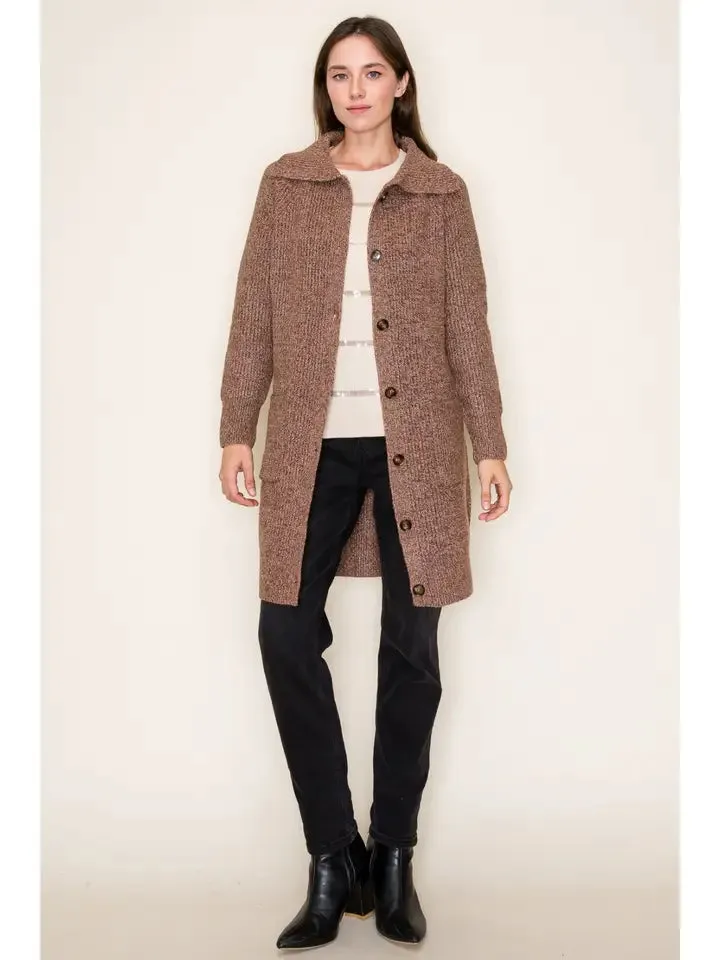 Baylee - Duster Cardigan - Brown