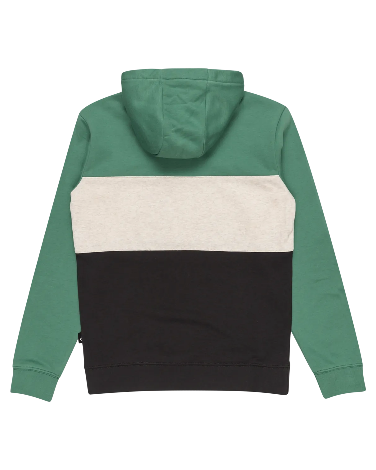 Boys Embroidered Block Hoodie in Frosty Spruce