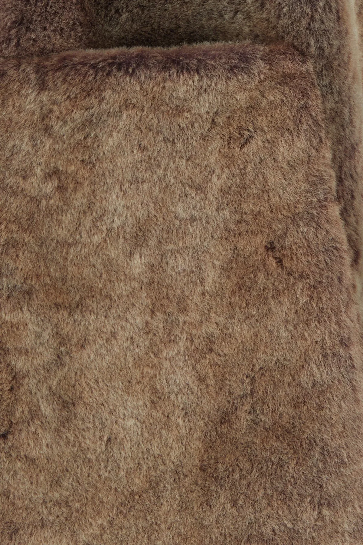 Brown fur coat