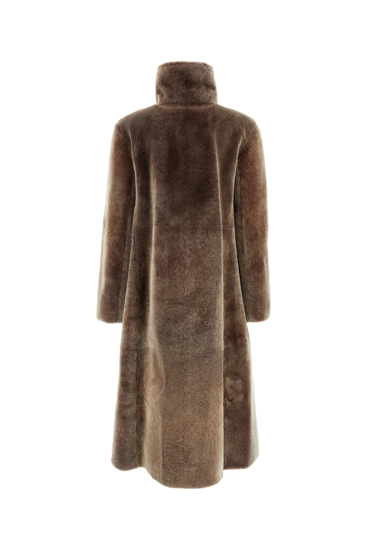Brown fur coat