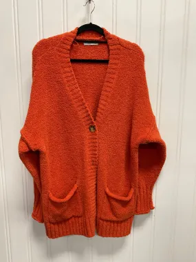 Cardigan By Arizona In Orange, Size:Xxl