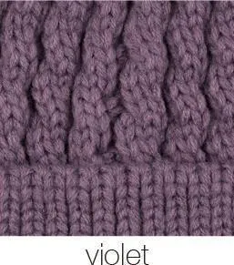 C.C Beanie Solid Winter Double Pom Pom Hat (HAT-60)