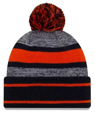 Chicago Bears - One Size Knit Beanie with Pom, New Era by Southern Sportz Store