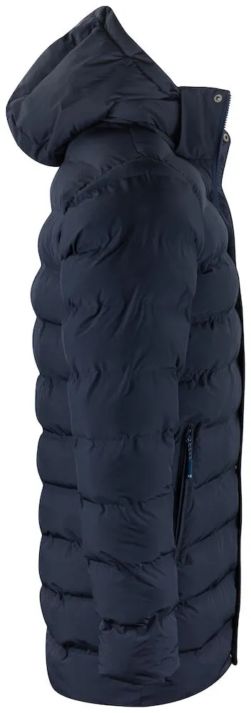 Cutter & Buck Wenatchee Men's Padded Puffer Jacket | Long | Hood | Navy or Black | S-4XL