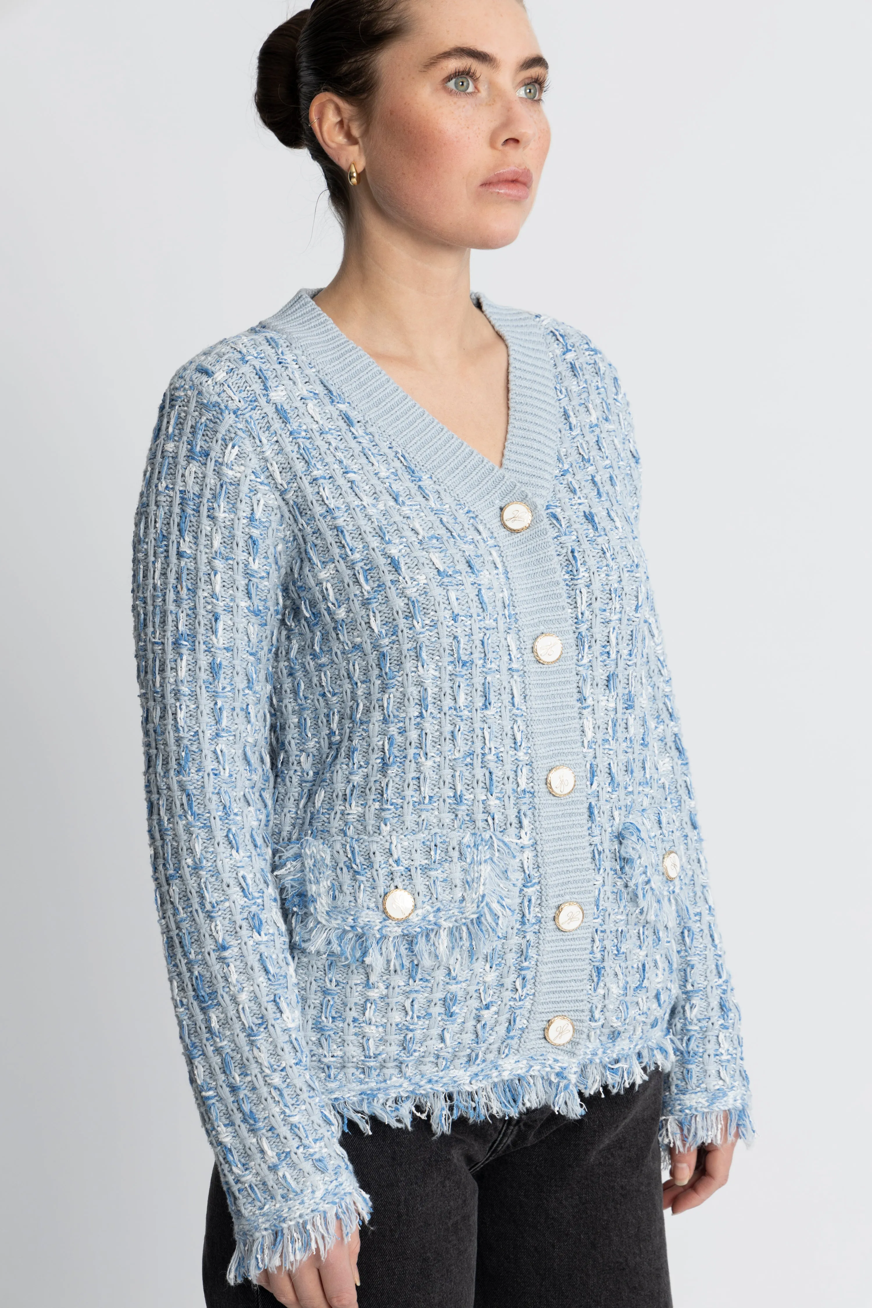 Dallas Cardigan - Blue