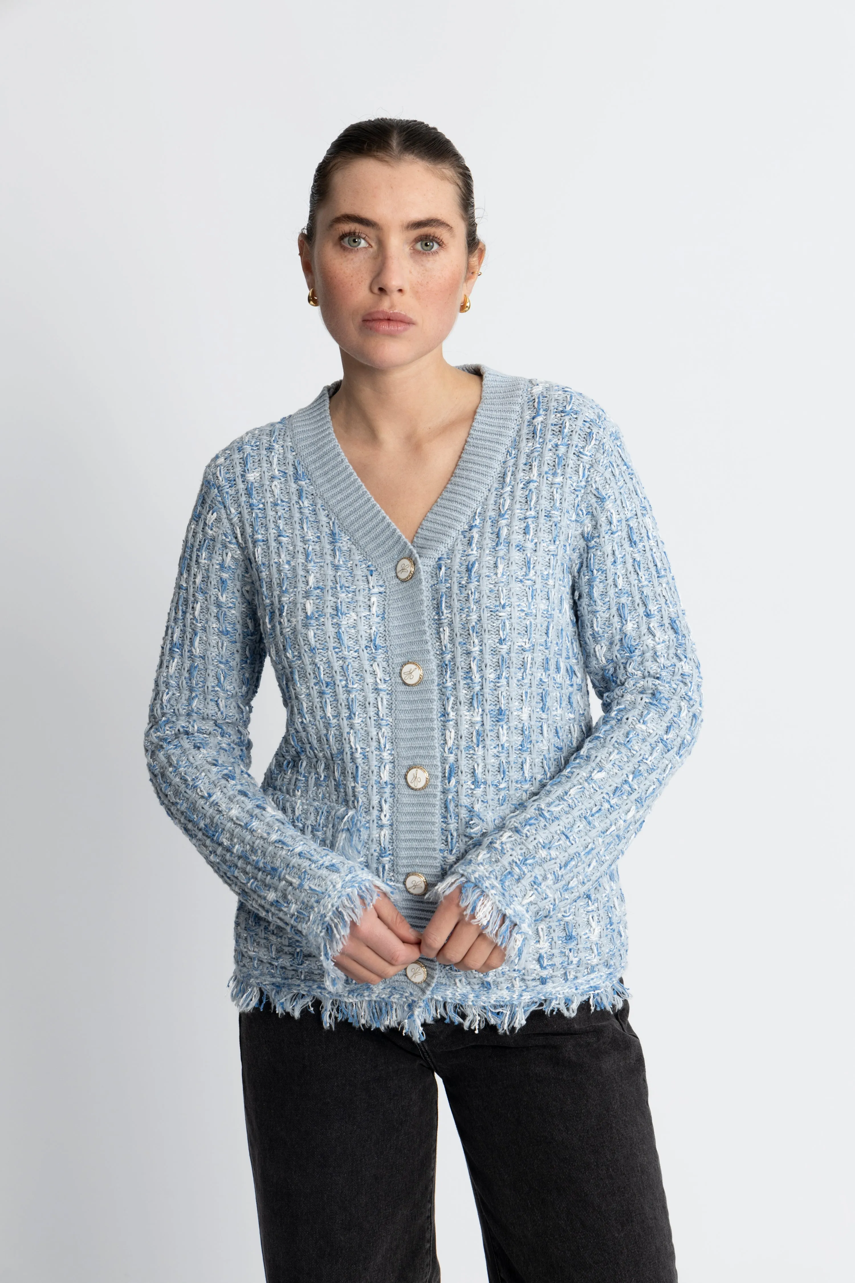 Dallas Cardigan - Blue