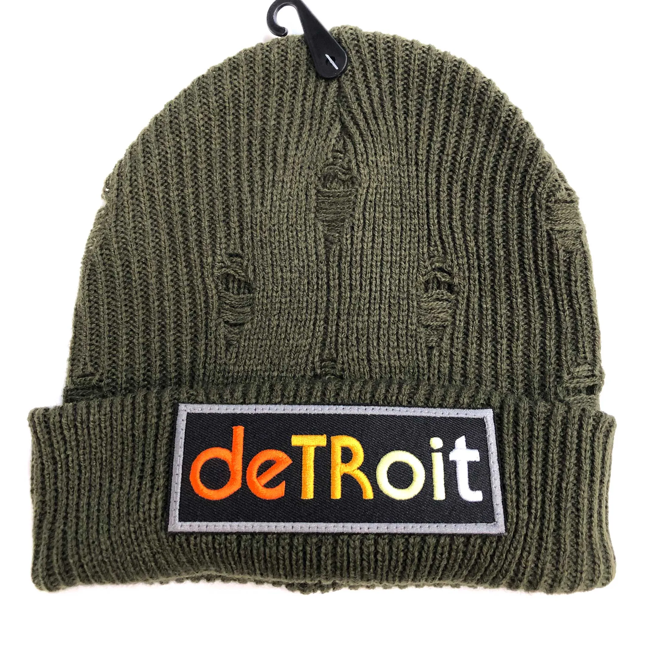 Detroit Rhythm Composer Distressed Fashion Beanie Caps
