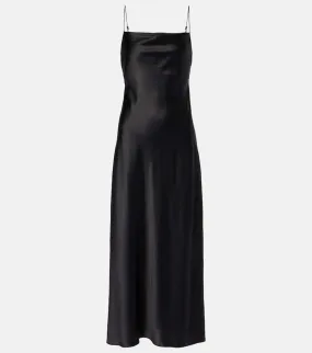 Dorothee Schumacher Sense Of Shine draped silk-blend slip dress