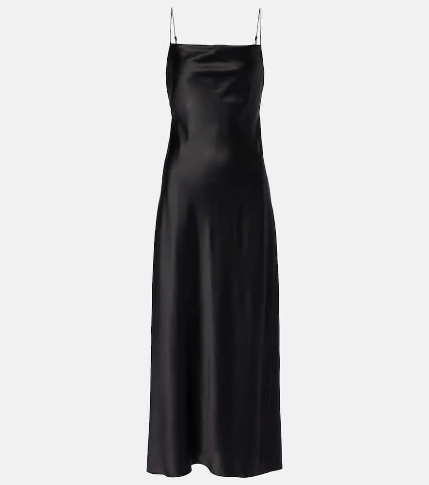 Dorothee Schumacher Sense Of Shine draped silk-blend slip dress