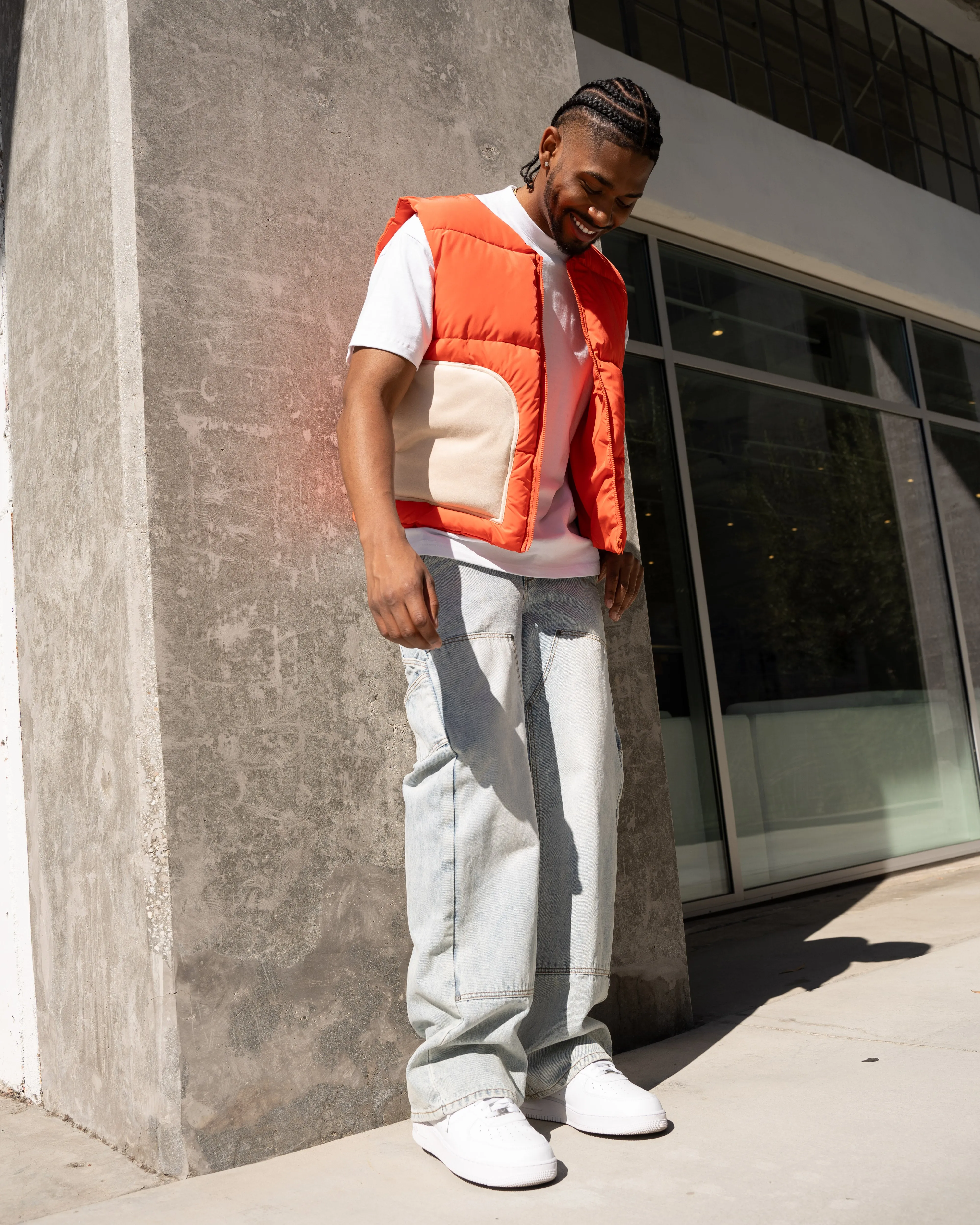 EPTM CONTRAST PUFFER-ORANGE