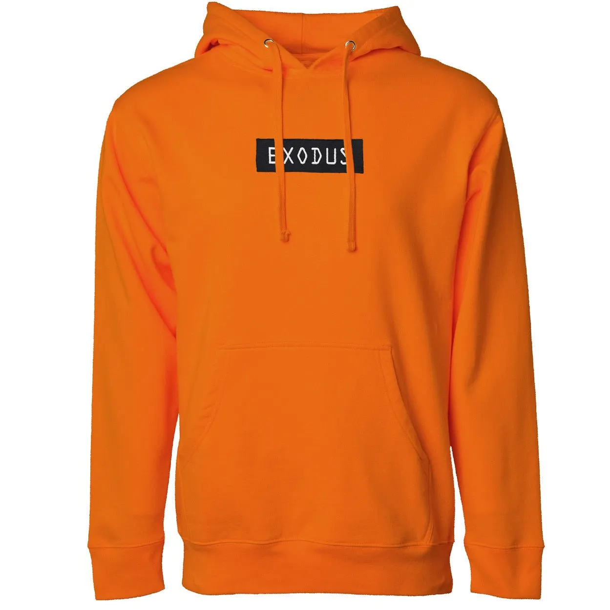 Exodus Optical Embroidered Pullover Hoodie - Safety Orange