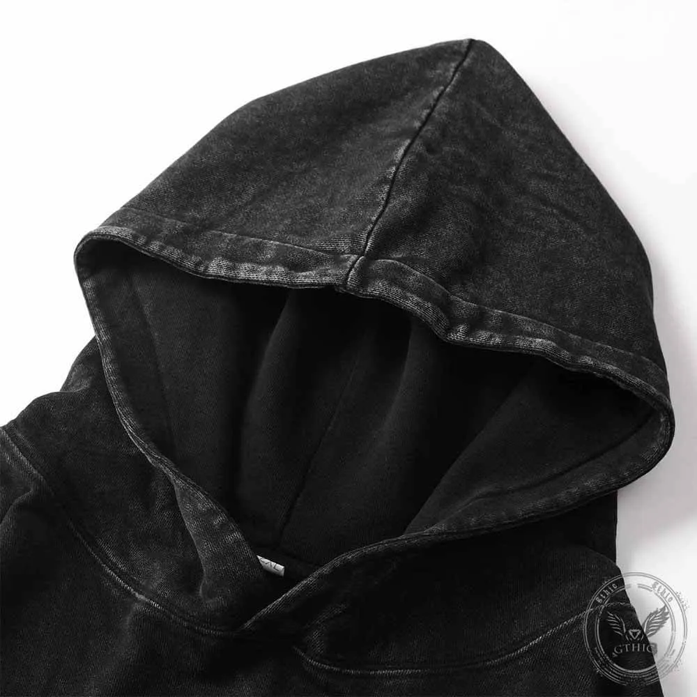 Feelin Frosty Snowflake Vintage Washed Hoodie
