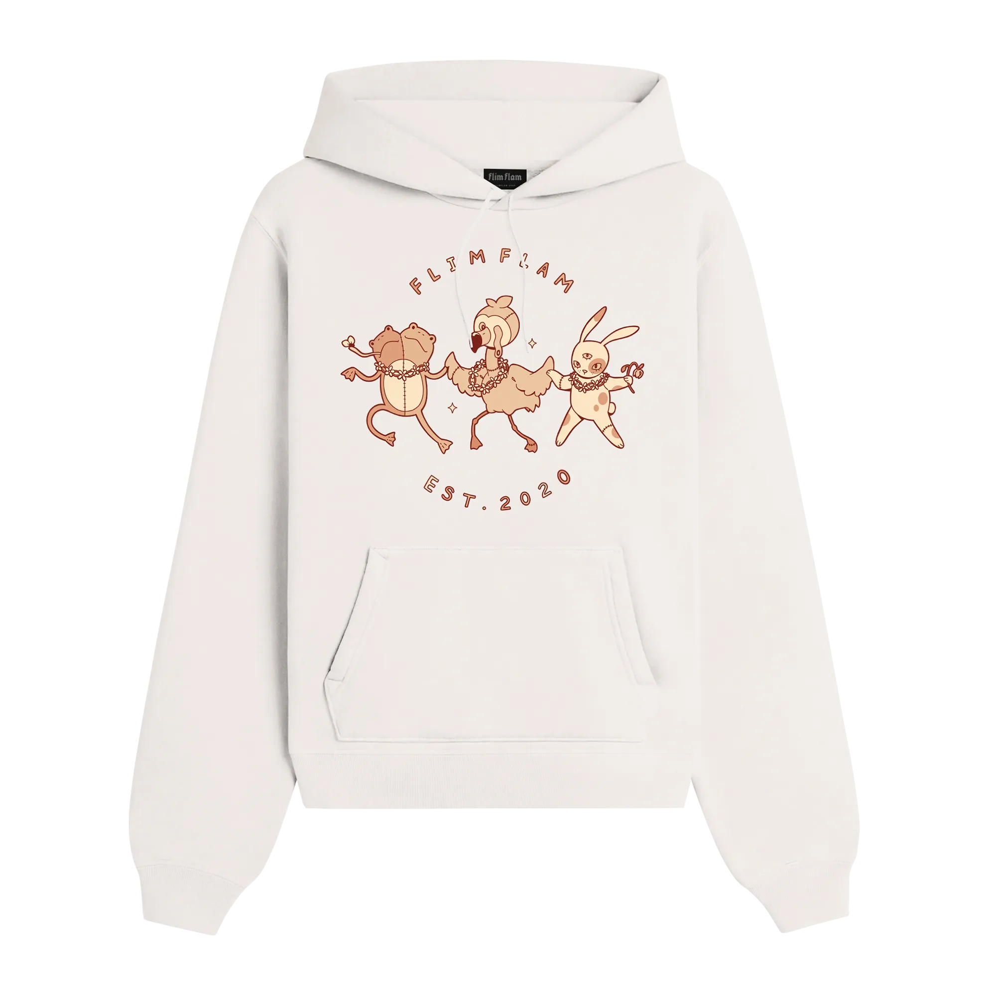 Flamingo and Friends Adult Hoodie