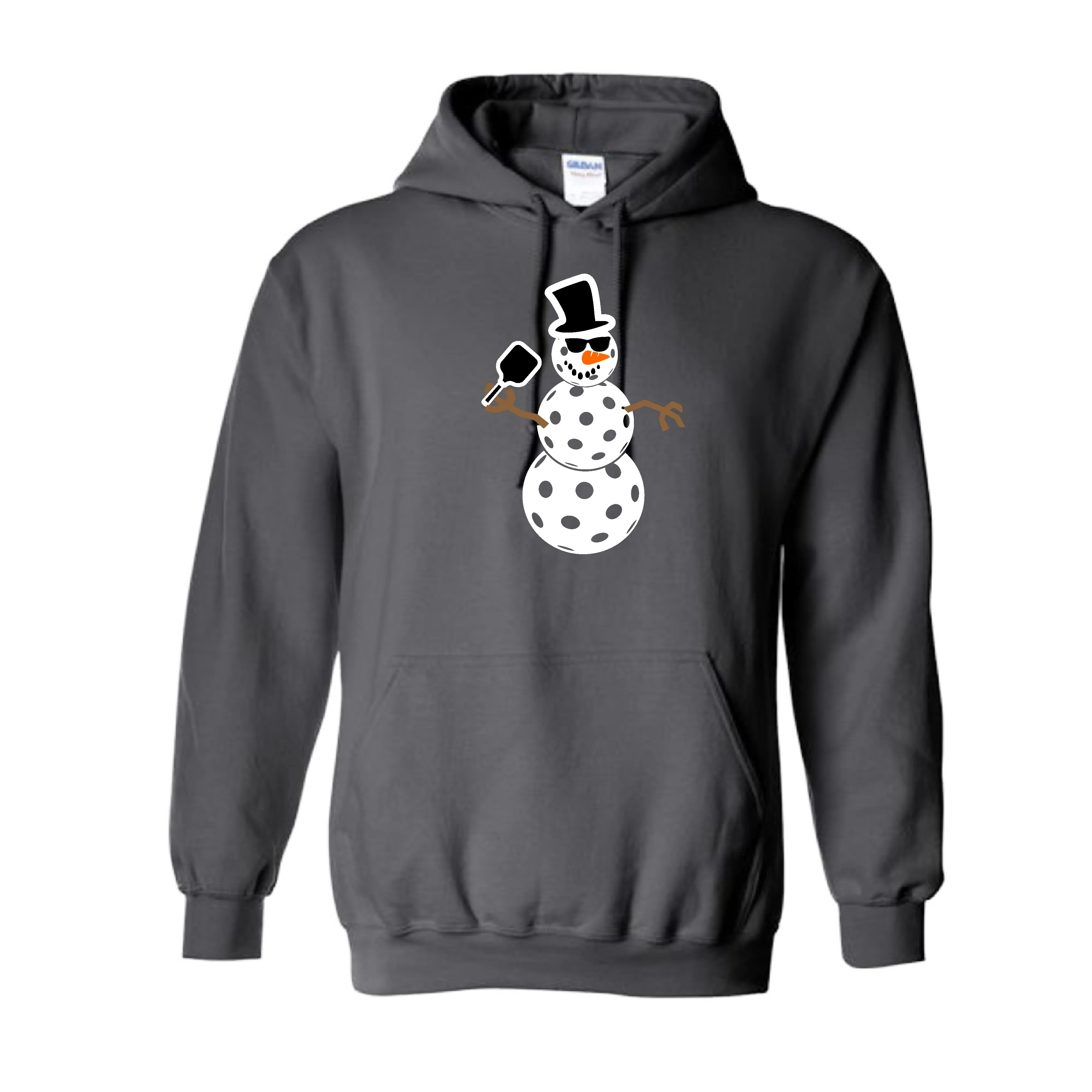 Frosty The Dinking Snowman | Unisex Hoodie Athletic Sweatshirt | 50% Cotton/50% Polyester
