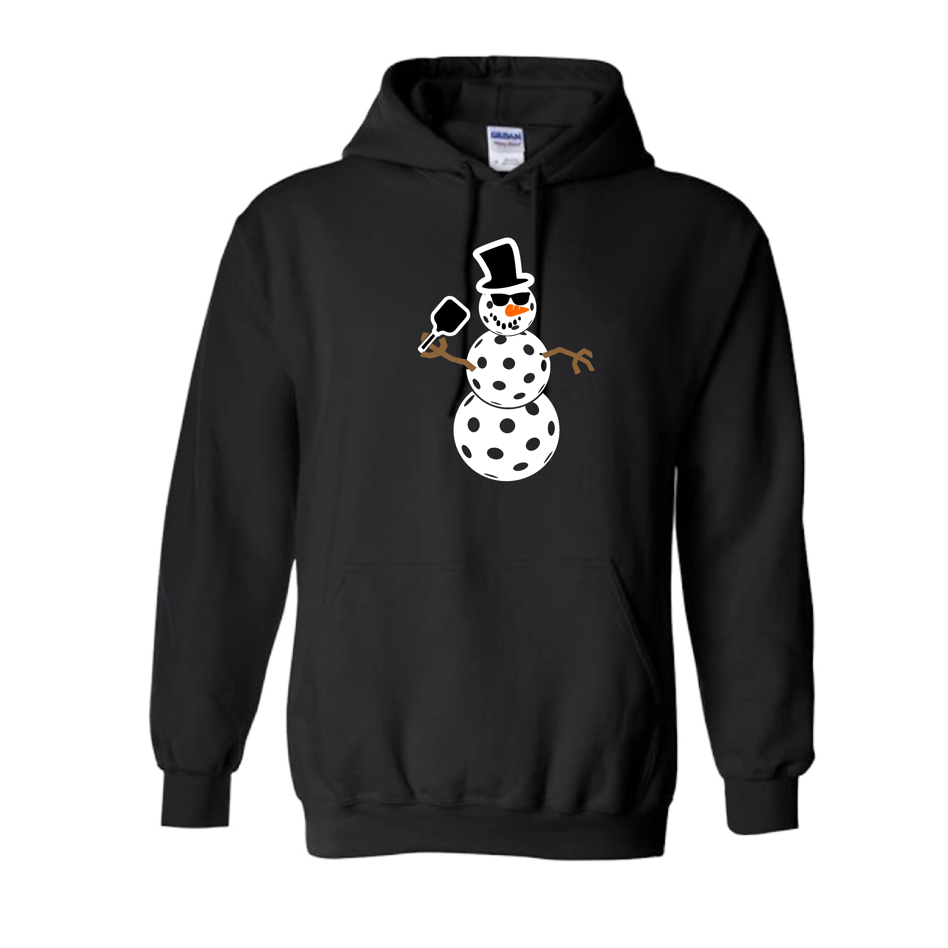 Frosty The Dinking Snowman | Unisex Hoodie Athletic Sweatshirt | 50% Cotton/50% Polyester