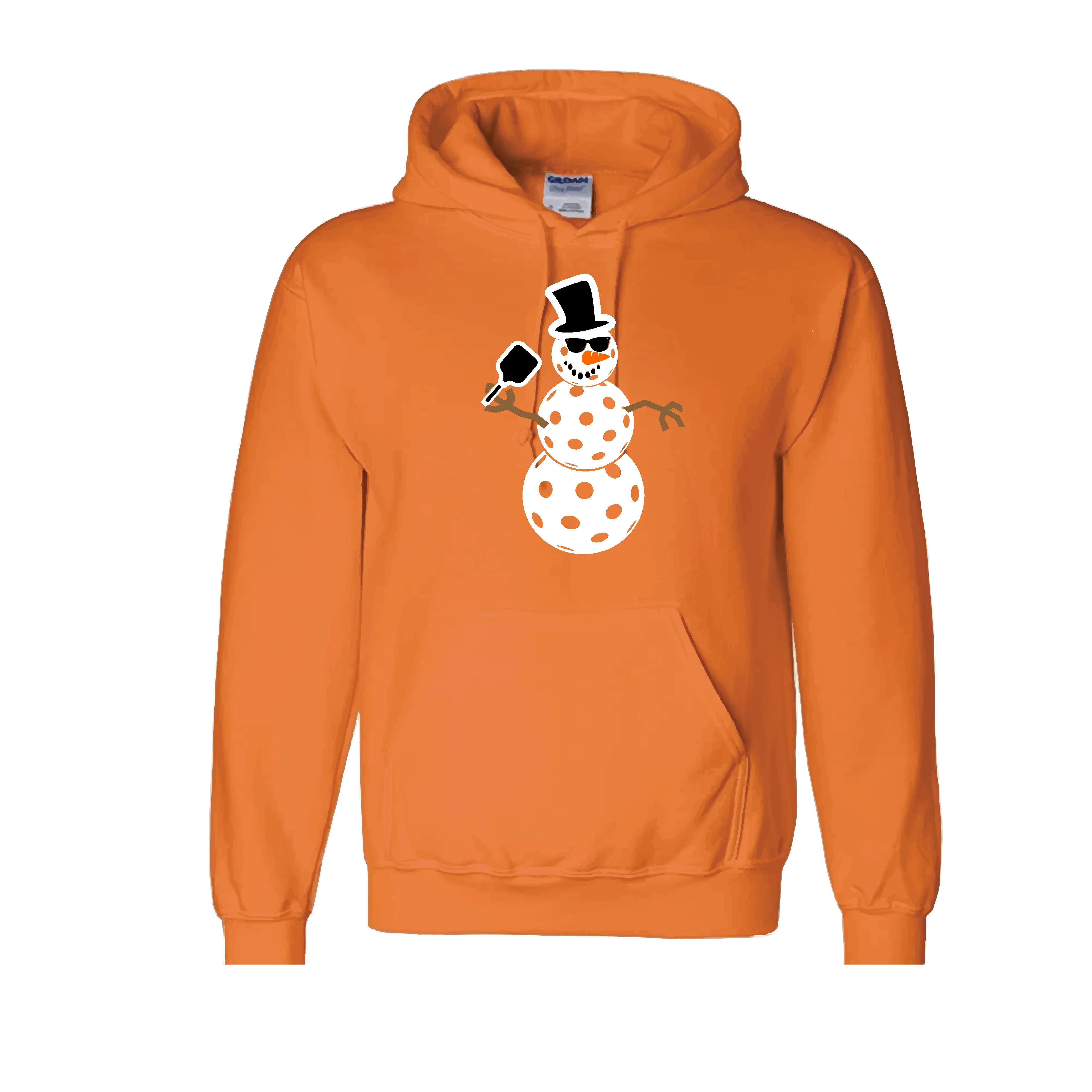 Frosty The Dinking Snowman | Unisex Hoodie Athletic Sweatshirt | 50% Cotton/50% Polyester