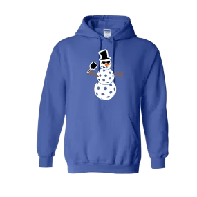 Frosty The Dinking Snowman | Unisex Hoodie Athletic Sweatshirt | 50% Cotton/50% Polyester
