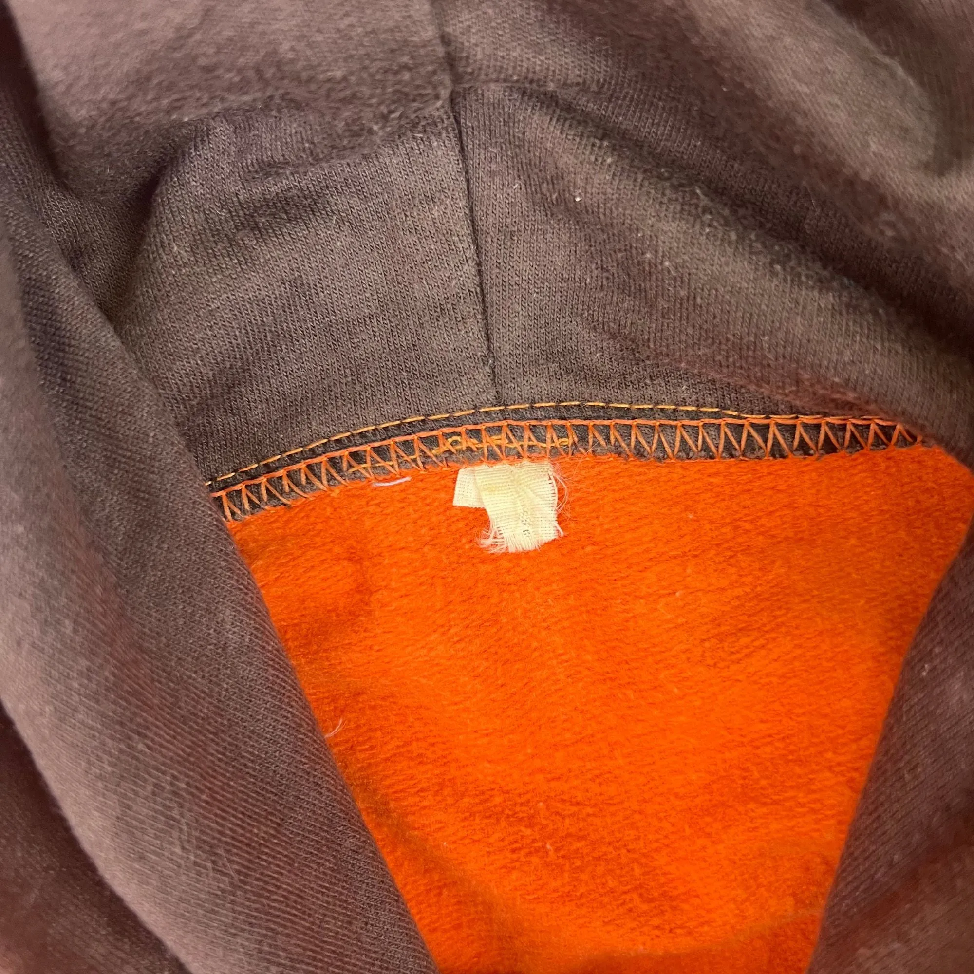GAP Spell Out Hooded Sweatshirt Orange