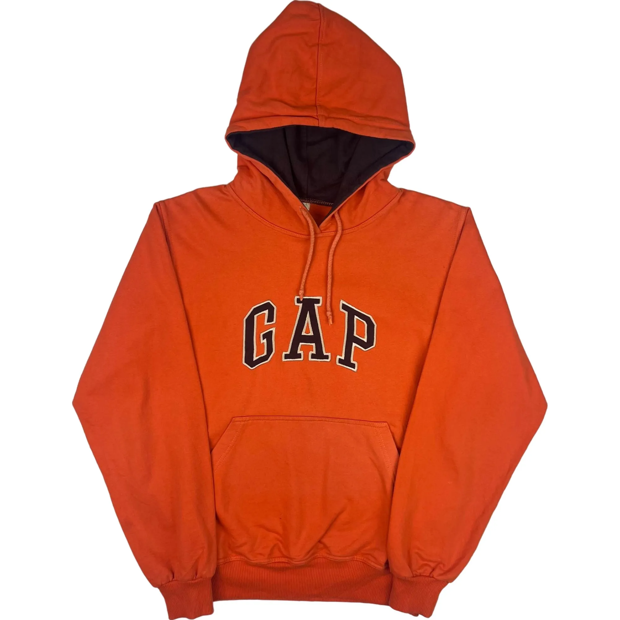 GAP Spell Out Hooded Sweatshirt Orange