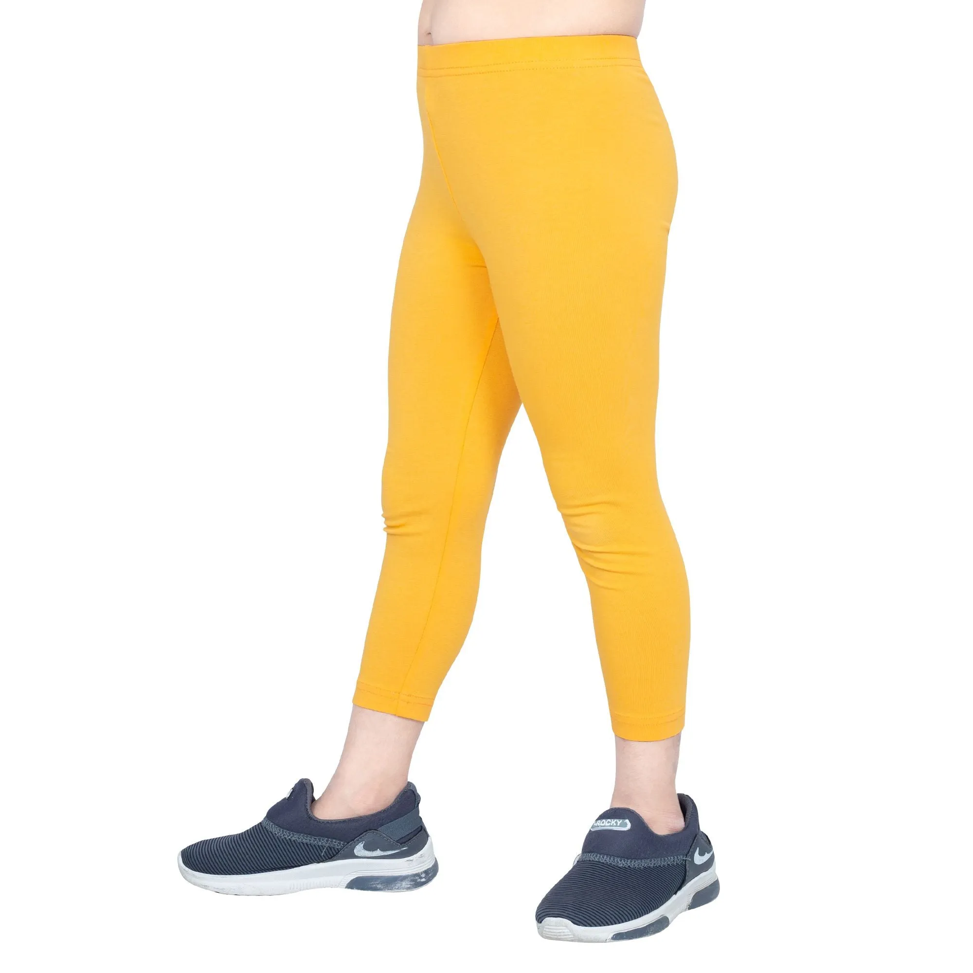 Girls Mari Gold Ankle Length Legging