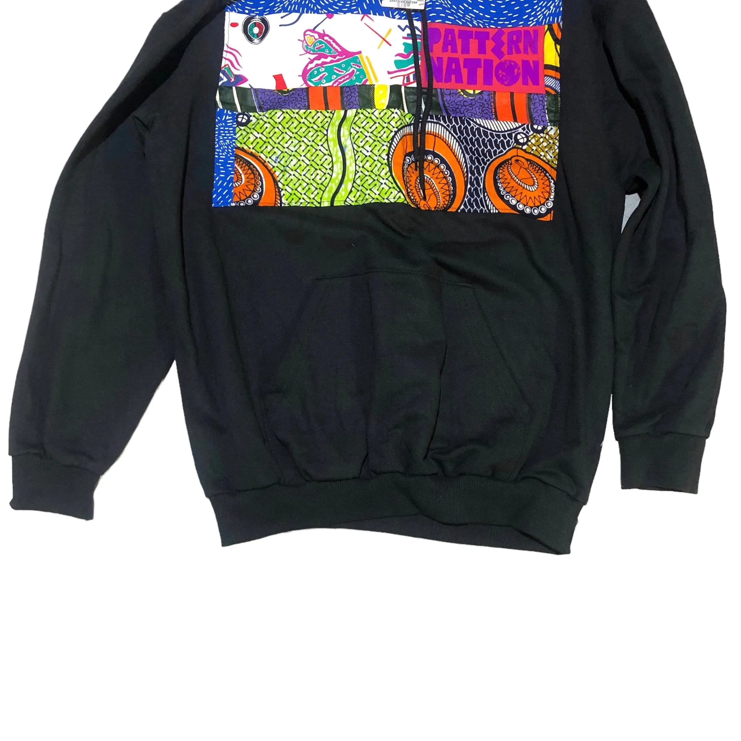Hand Patchwork Hoodie by Pattern Nation