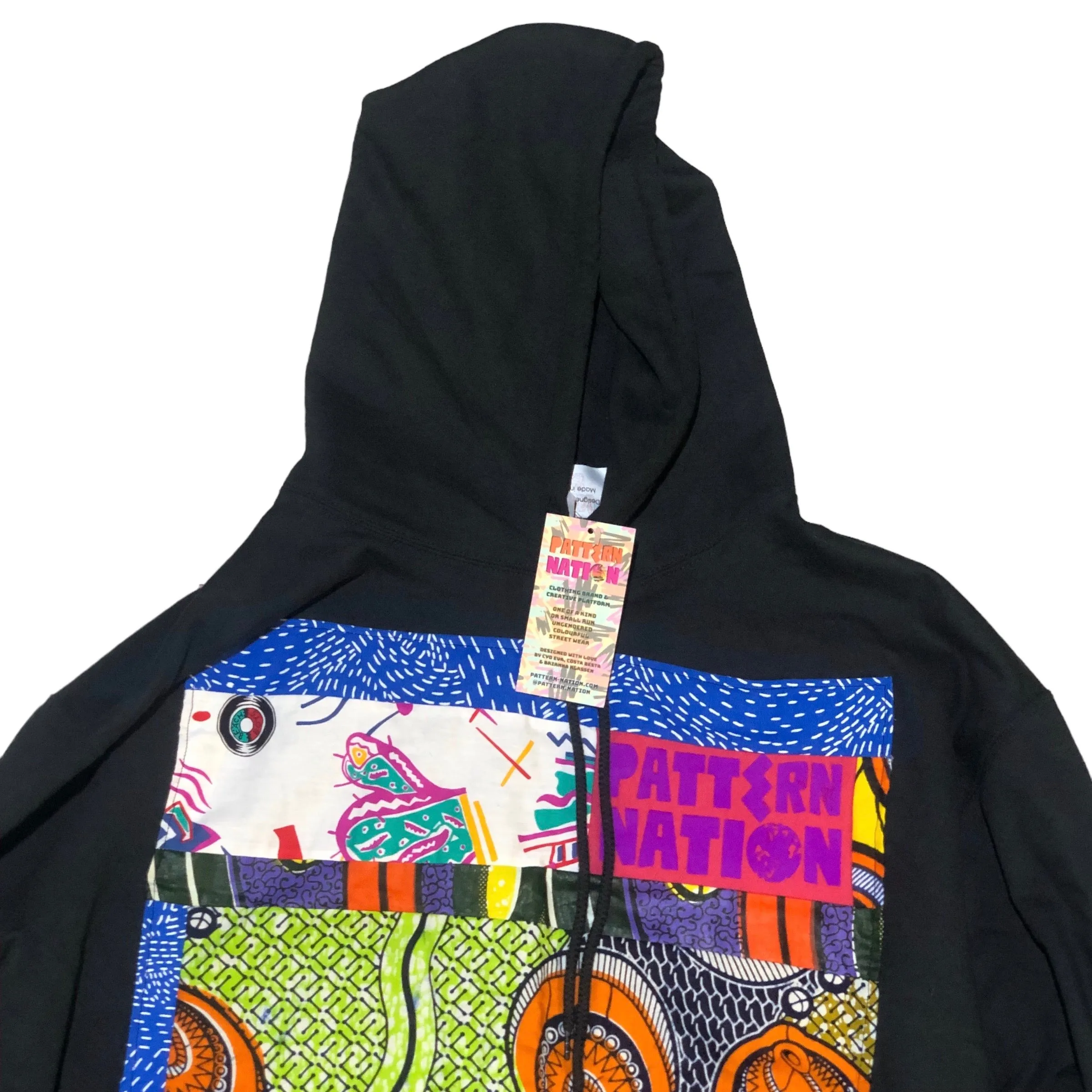Hand Patchwork Hoodie by Pattern Nation