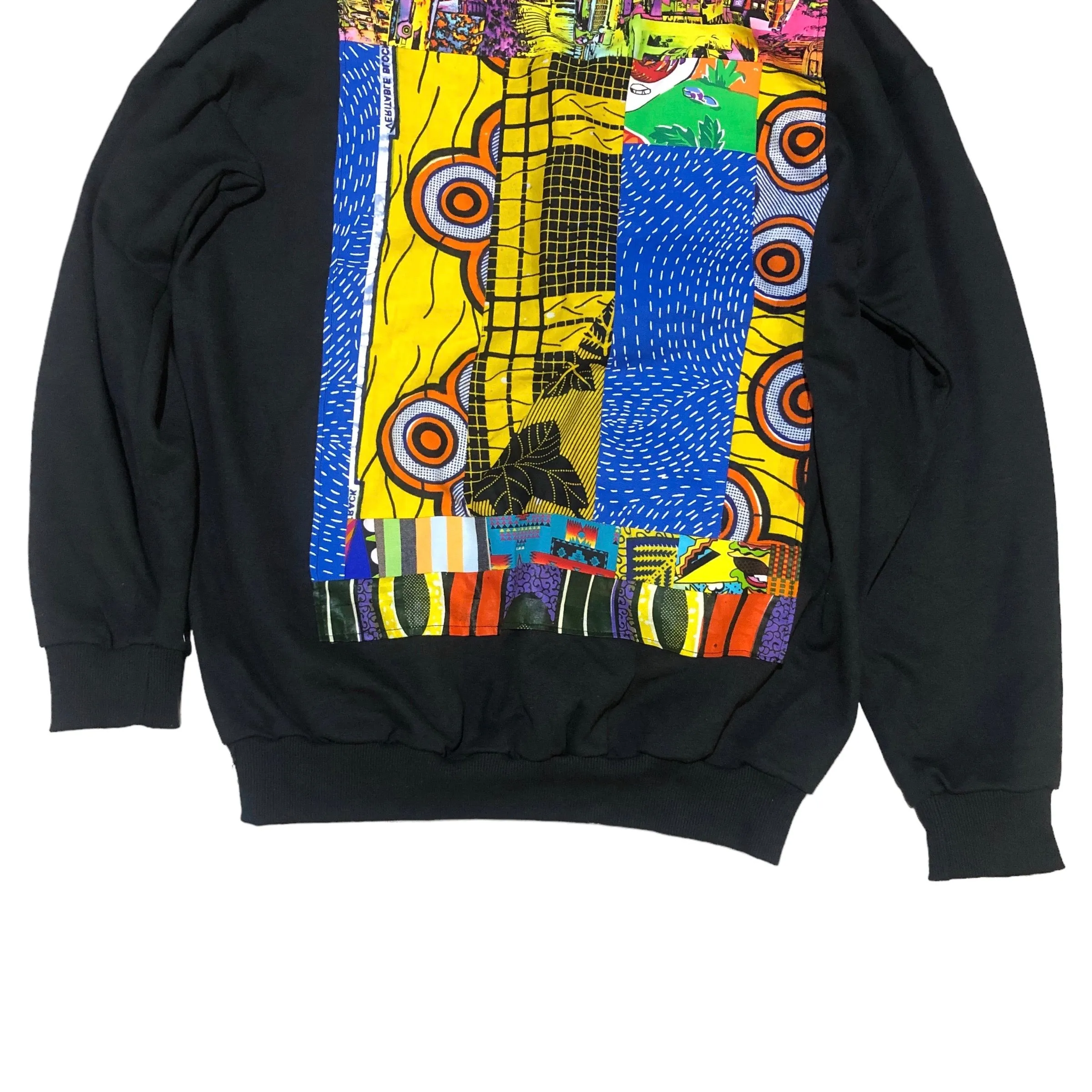 Hand Patchwork Hoodie by Pattern Nation