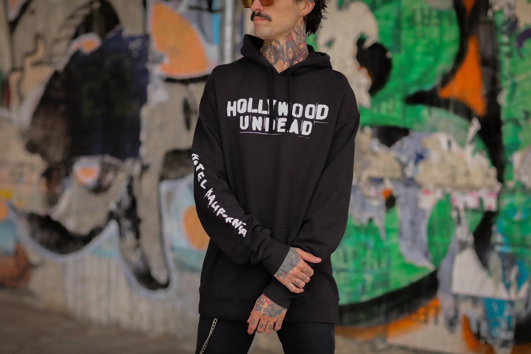 Hotel Kalifornia Logo Pullover Hoodie (Black)