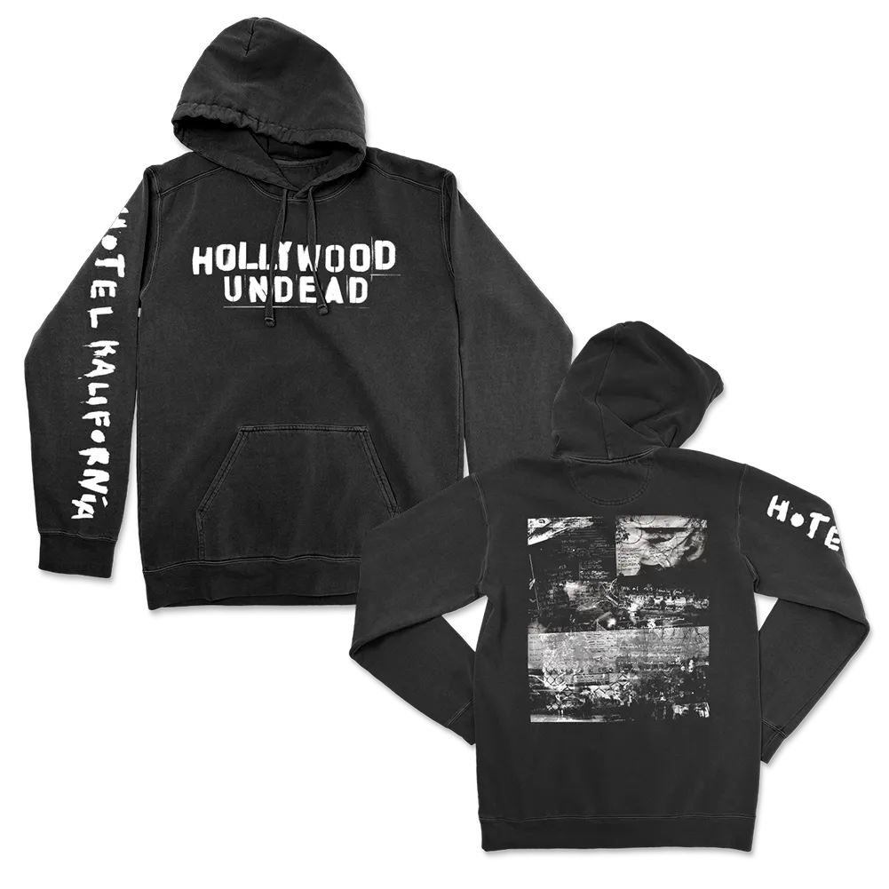 Hotel Kalifornia Logo Pullover Hoodie (Black)