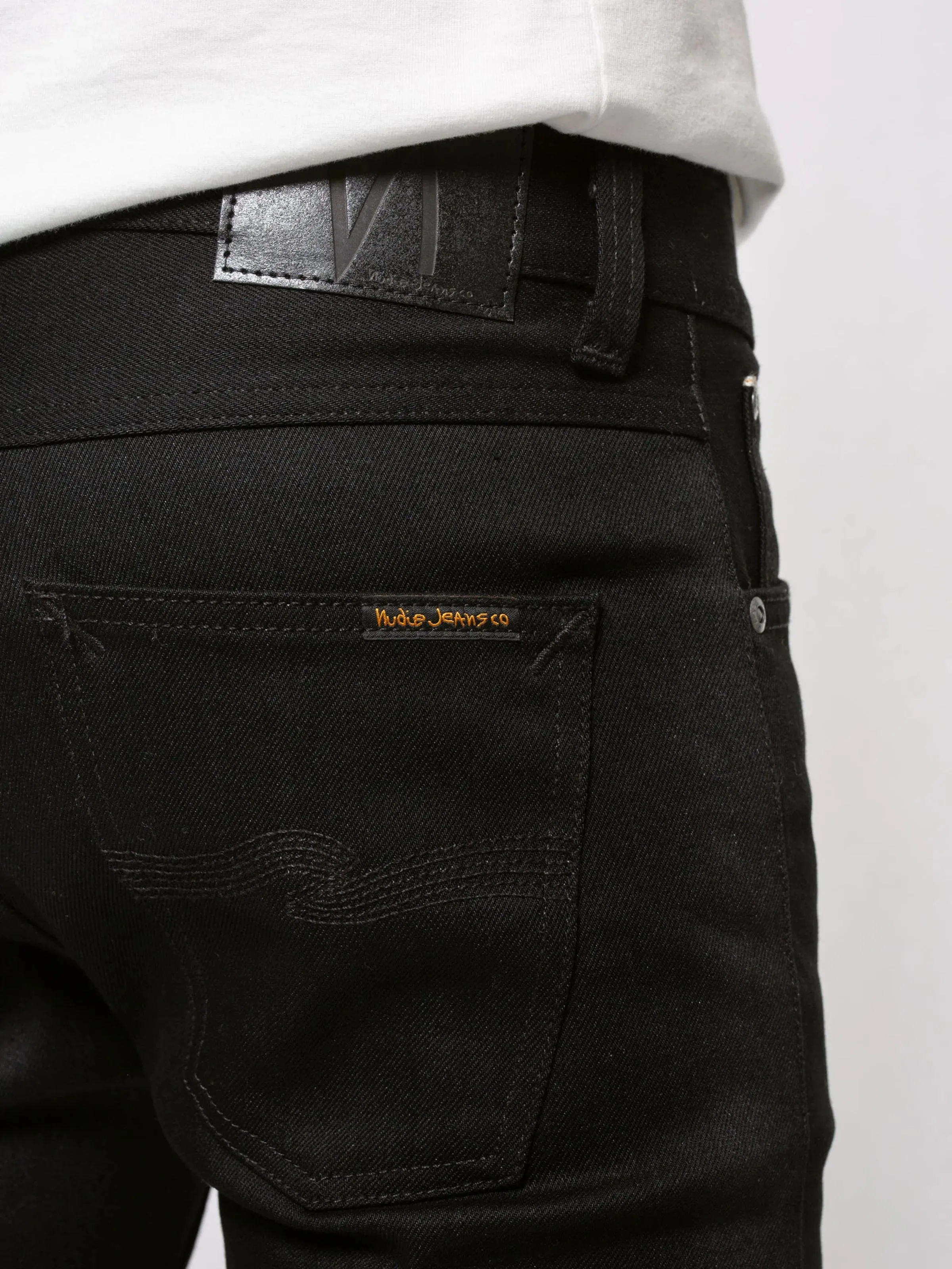 ID80475 Nudie Lean Dean Black Selvage