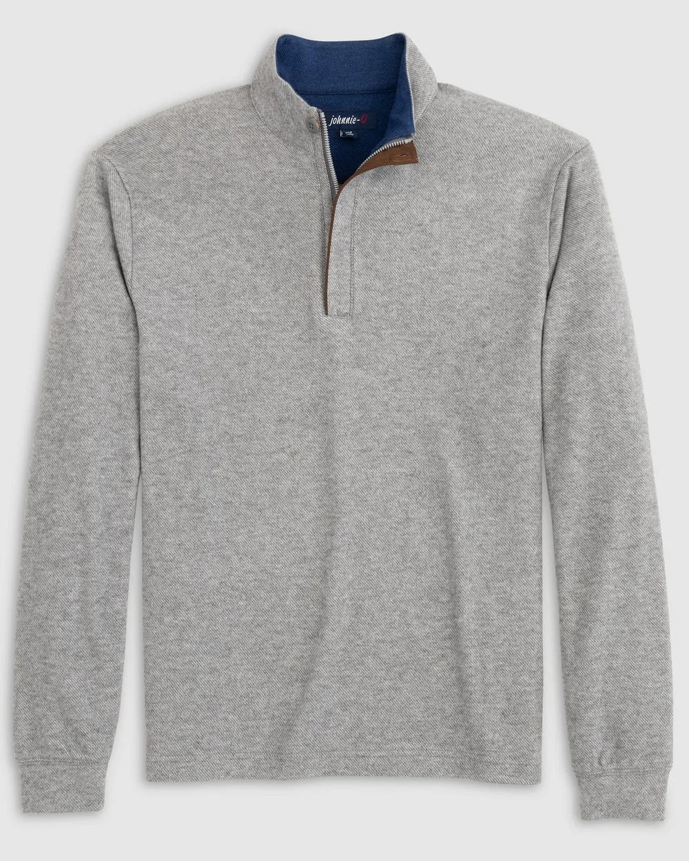 Johnnie-O Emerson 1/4 Zip Pullover in Charcoal