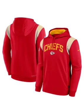 Kansas City Chiefs Nike 2022 Sideline Fleece Performance Therma Fit - Pullover Hoodie