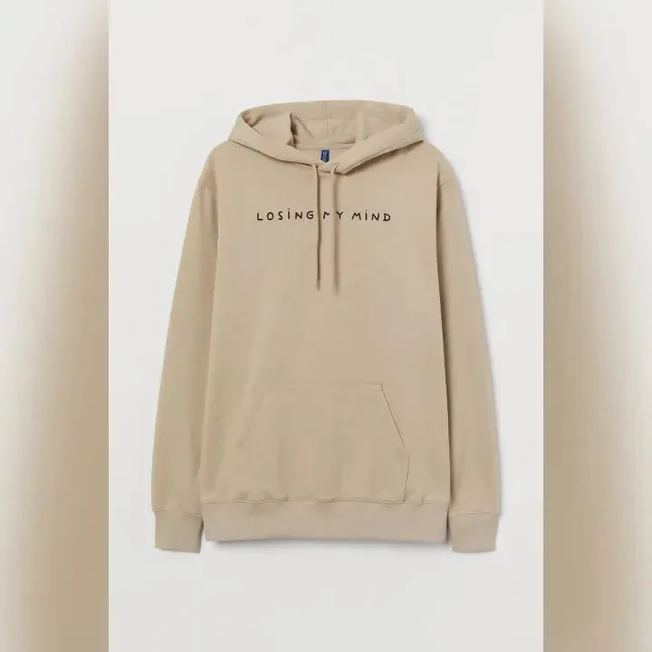 Khanani's Losing my mind pullover long sleeves skin hoodie for men