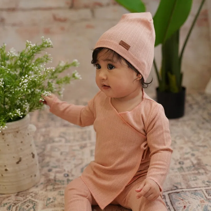 Knit Hat - Apricot
