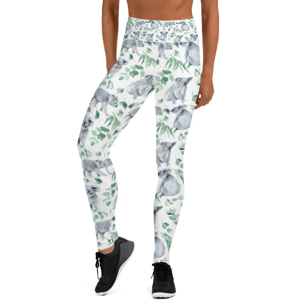 Koala Bear Yoga Leggings