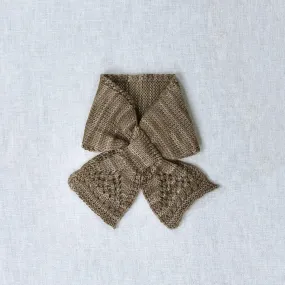 Lace Keyhole Scarf Cocoa by Iver & Isla