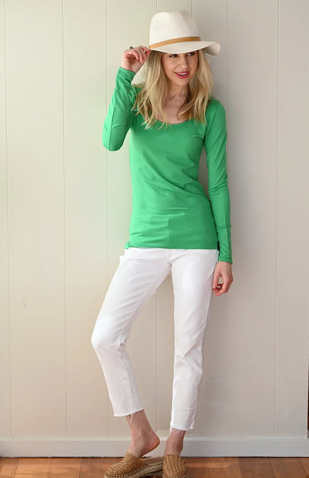 Last One: Scoop Neck Top (size 14)