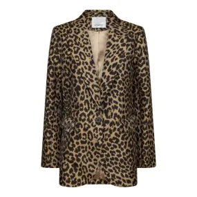 Leopard Print Blazer
