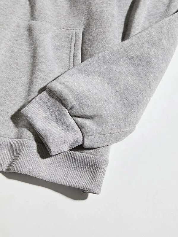 Lässiger, lockerer Pullover mit Kapuze für Herbst und Winter
