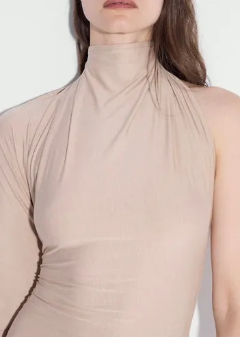 Maia Sleeve Dress in beige