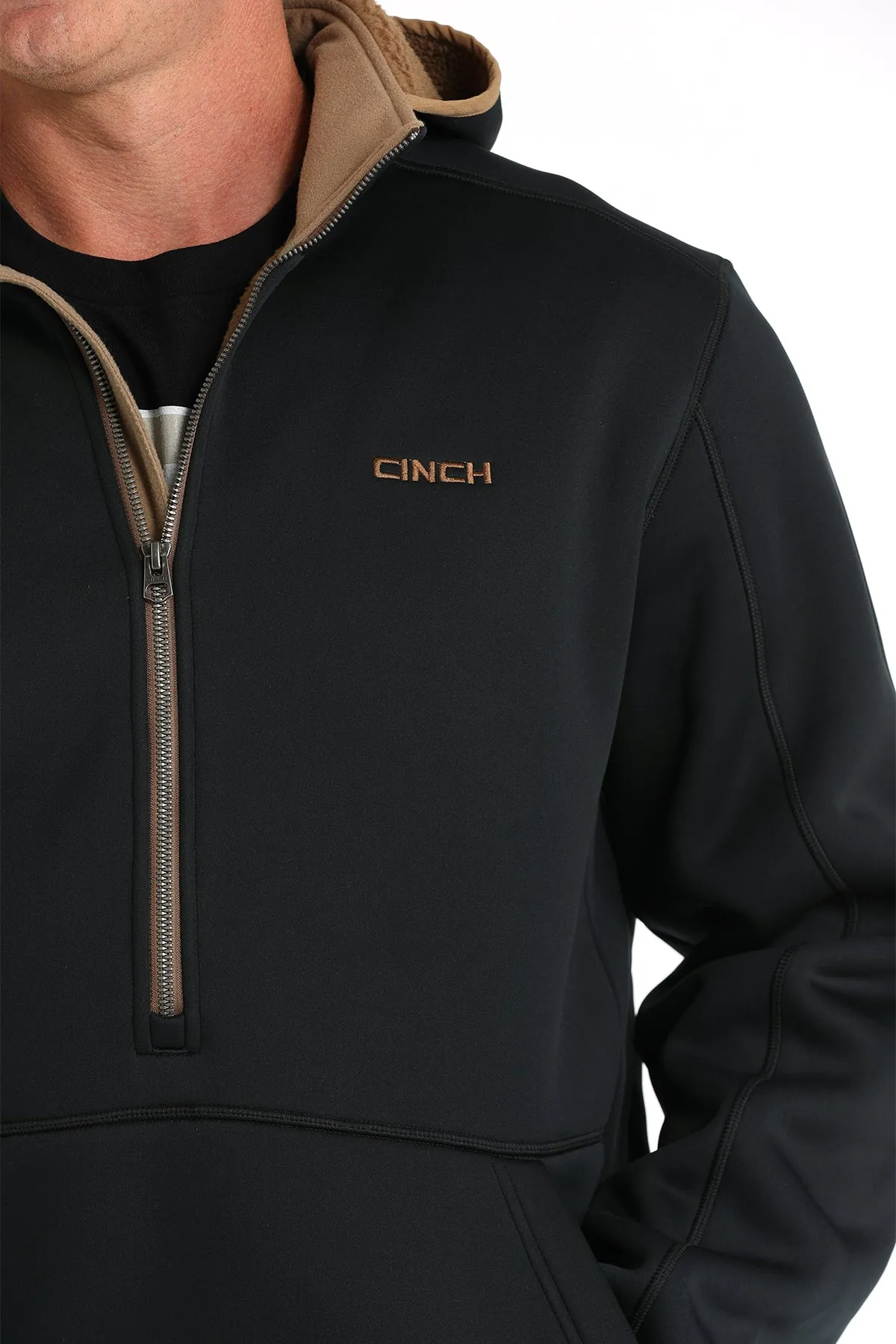 Men's Cinch Sherpa Lined Fleece Hoodie #MWJ1915001