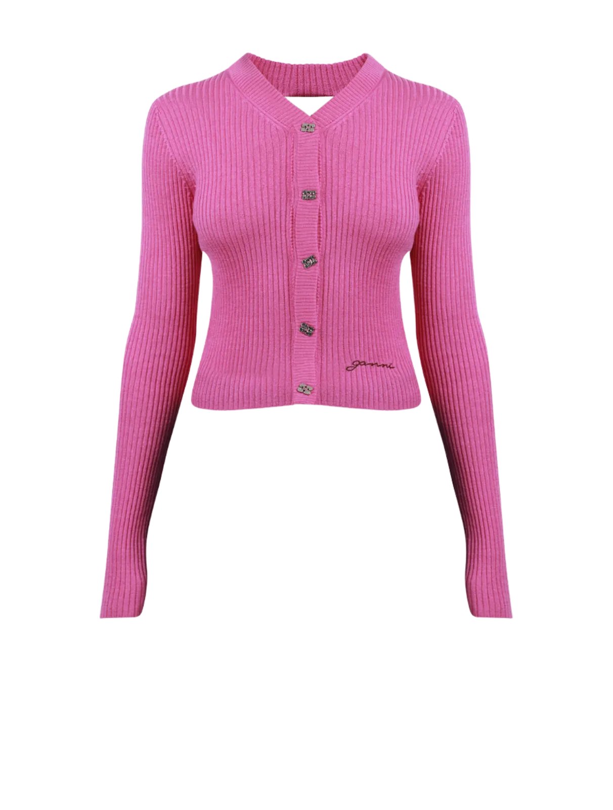 Mini Ribbed Merino Cardigan