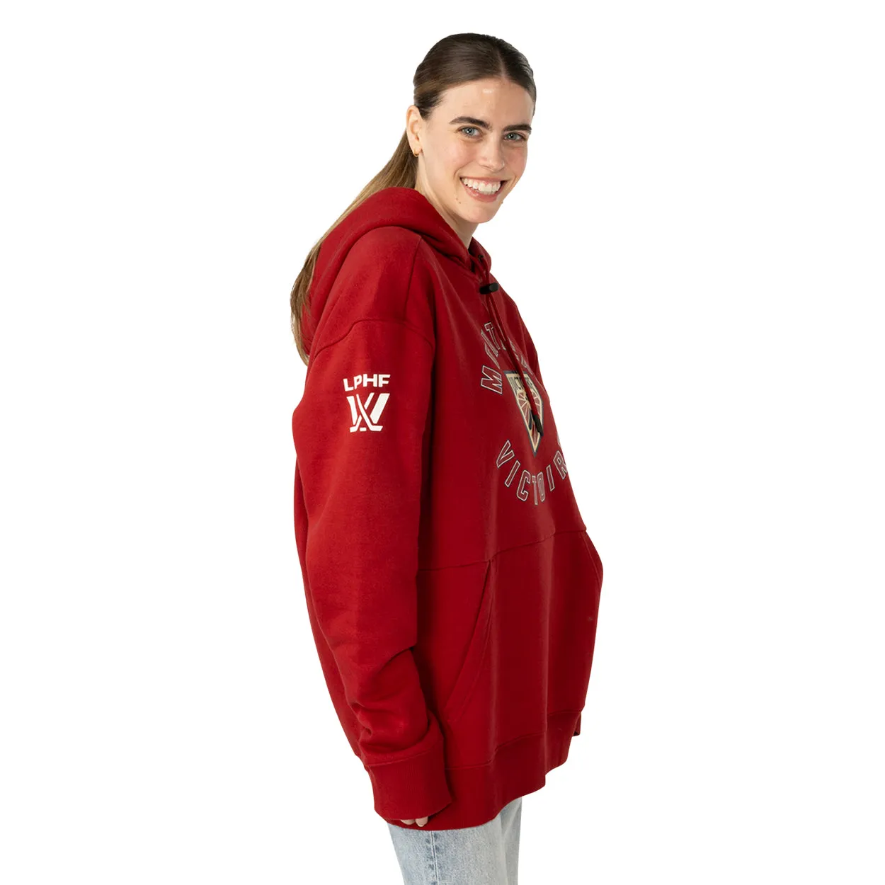 Montreal Victoire PWHL Bauer Unisex Maroon Ultimate Pullover Hoodie