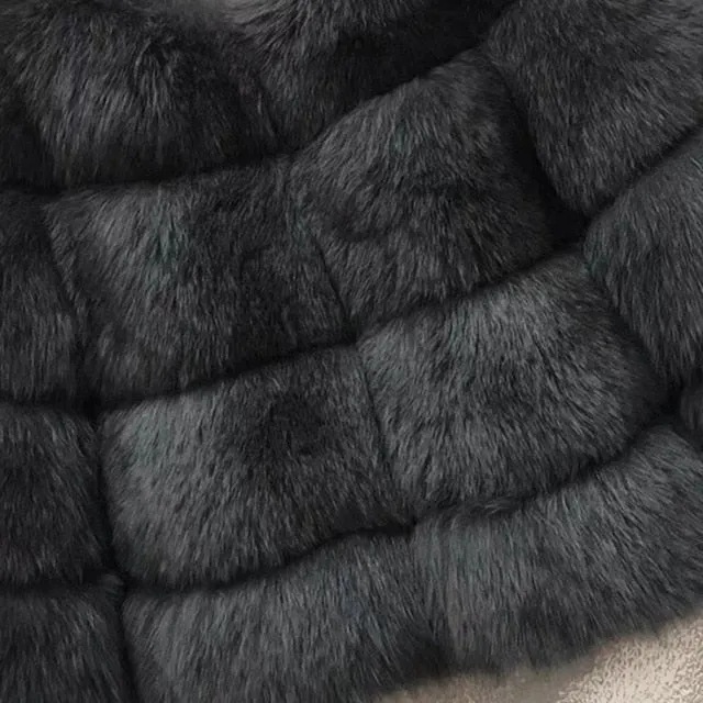 Natural  Fox Fur Coat