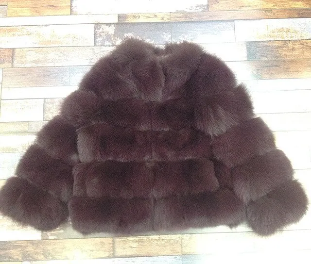 Natural  Fox Fur Coat