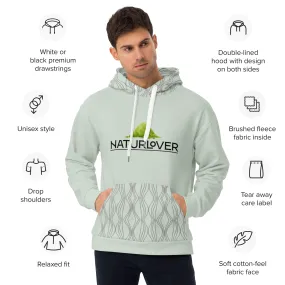 NaturLover Recycling Hoodie, mint green
